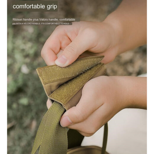 Tas Penyimpanan Frying Pan ISE MOUNT Storage Bag Outdoor Camping Picnic - Image 4