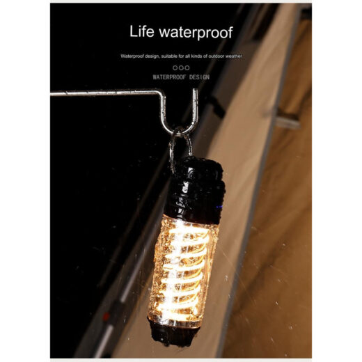 Lampu Camping YQ-8030 USB Waterproof Tent Lampu Tenda Spiral Hiking Outdoor Mendaki - Image 3