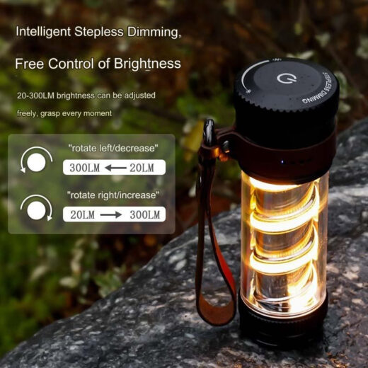 Lampu Camping Retro KXK-818 2000mAh USB Tent Lampu Tenda Waterproof Hiking - Image 4