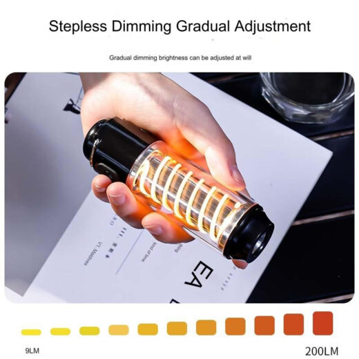 Lampu Camping YQ-8030 USB Waterproof Tent Lampu Tenda Spiral Hiking Outdoor Mendaki - Image 4