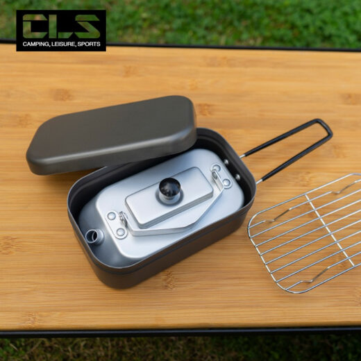 Kettle Mini 0.3L Multifungsi Aluminium Nesting Outdoor Camping Hiking Teko Kemah Mini Mendaki - Image 4