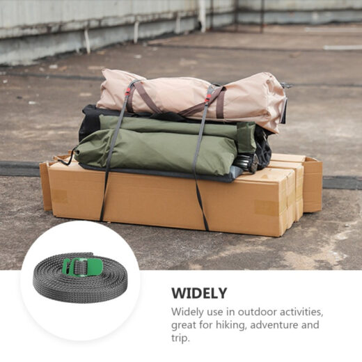 Tali Pengikat Barang ISE MOUNT Outdoor Luggage Belt With Hook Camping Hiking Tali Ikat Peralatan Kemah - Image 5