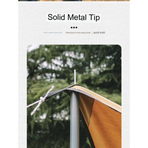 Outdoor Canopy Pole Tent 4 Bars ISE MOUNT Tiang Kanopi Camping Adjustable Tiang Tenda - Image 5