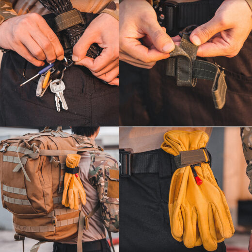 Gesper Gantung Multifungsi ISE MOUNT Outdoor Tactical Backpack Hanging Gantungan Buckle 360 Rotation Hiking Mendaki - Image 8