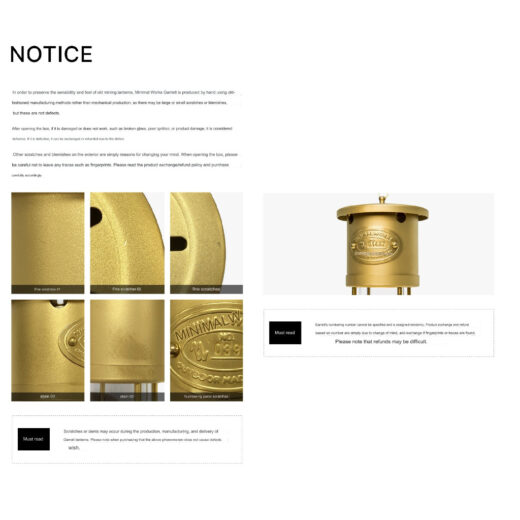 MINIMAL WORKS Garrett Lantern Classic Model Lentera Lampu Camping - Image 2