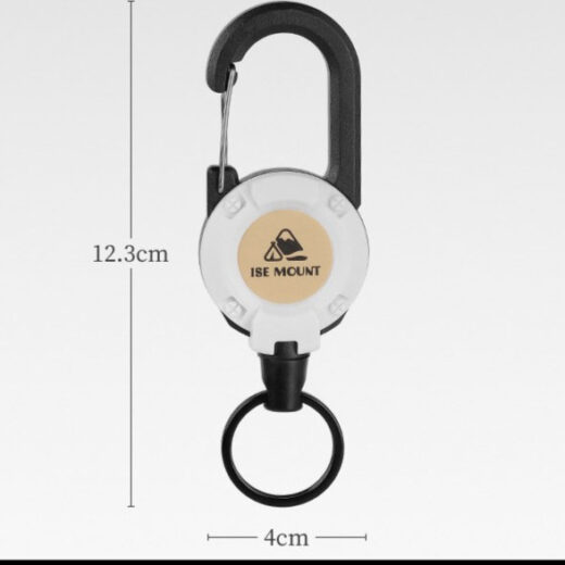 Buckle Easy Pull Tactical Wire Rope ISE MOUNT Gantungan Kunci Multifungsi Hook Carabiner Camping Outdoor Hiking Mendaki - Image 3
