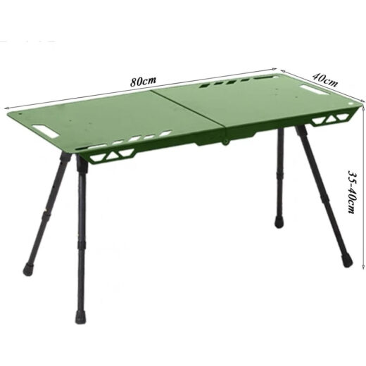 Meja Lipat Tactical Portable ISE MOUNT Aluminium Folding Table Rack Camping - Image 3