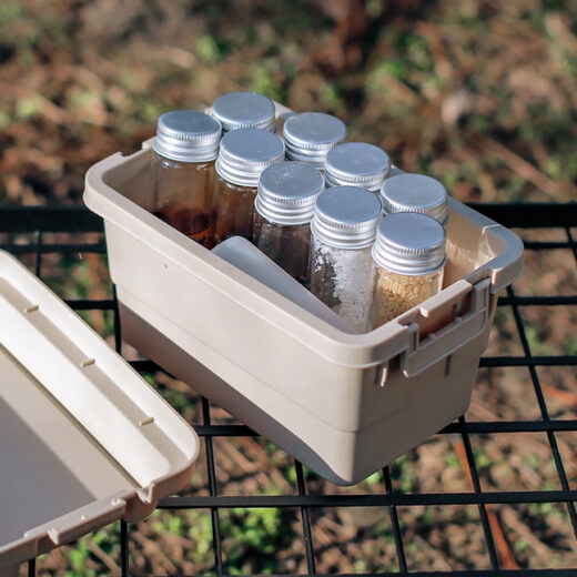Kotak Penyimpanan Bumbu 1.1 L ISE MOUNT Multifungsi Spice Box Mini Outdoor Hiking Mendaki - Image 4