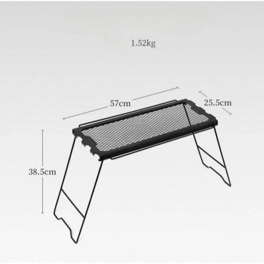 Meja Lipat Papan Kayu Portable ISE MOUNT Table Camping Outdoor Mesh Drain Rack Hiking - Image 8