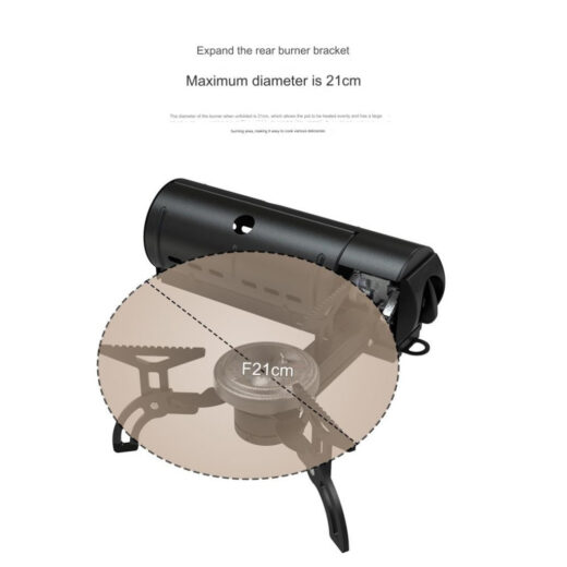 CLS Kompor Gas Lipat Portable Model Tabung Kompor Outdoor Camping Hiking Mendaki - Image 5