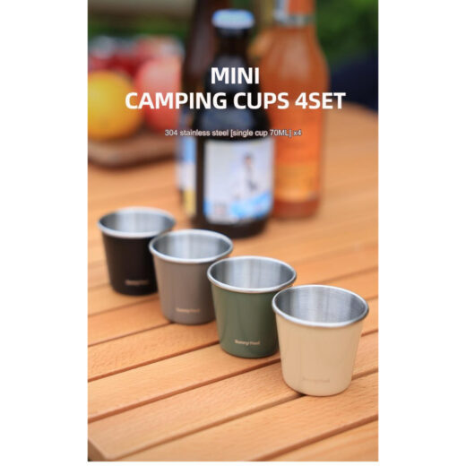 Gelas Camping Mini SUNNYFEEL 70ML Mini Cup Outdoor Gelas Kecil Piknik Hiking - Image 2