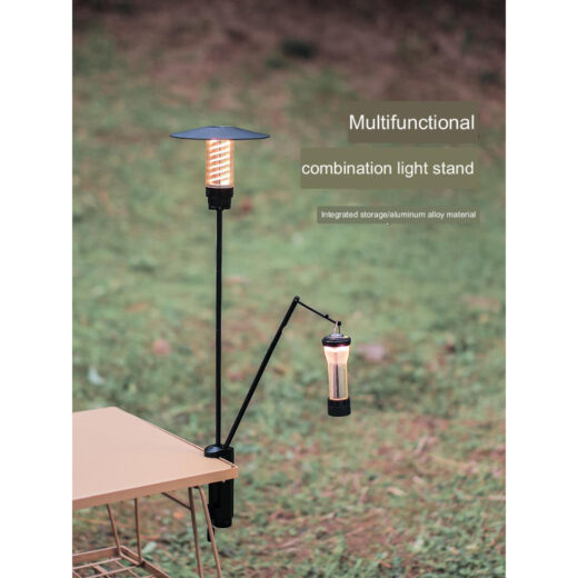 Tripod Lampu ISE MOUNT Multifungsional Light Stand Portable Camping Outdoor Hiking Mendaki - Image 2