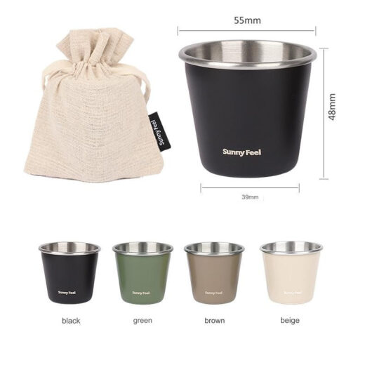 Gelas Camping Mini SUNNYFEEL 70ML Mini Cup Outdoor Gelas Kecil Piknik Hiking - Image 3