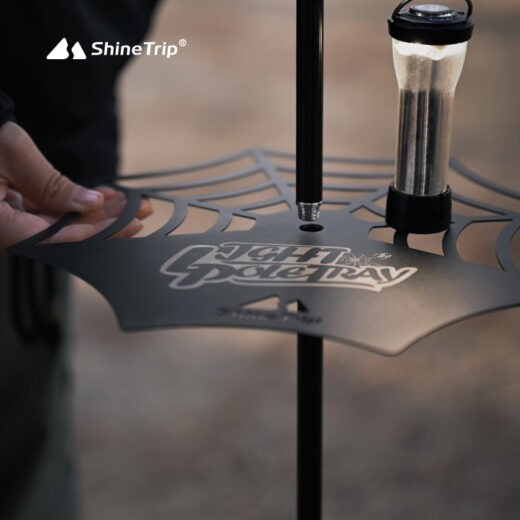 Aluminium Alloy Meja Mini Light Stand Aksesoris Meja Camping Mini Table Tiang Lampu Outdoor - Image 4