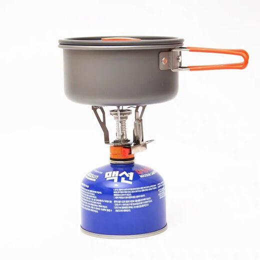 Kompor Camping Canister Mini Ultralight Portable Outdoor Stove Alat Masak Hiking Mendaki - Image 2