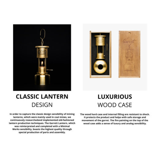 MINIMAL WORKS Garrett Lantern Classic Model Lentera Lampu Camping - Image 4