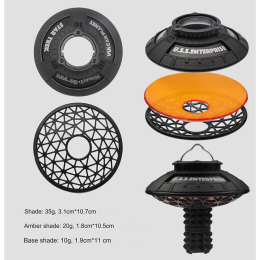 Goal Zero Lantern Aksesoris Lampu Camping WELLHIKE Amber Lamp Shade Kap Lampu Outdoor - Image 3