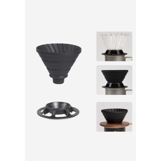 Filter Kopi Silicone V60 Folding Coffe Filter Kopi Dripper - Image 5