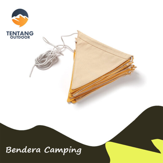 Bendera Motif Pentagonal ISE MOUNT Flags Camping Outdoor Hiasan Aksesoris Dekorasi Bendera Segitiga Tenda Pentogonal - Image 7