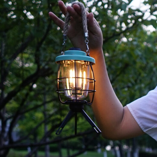 Lampu Lantern Camping Lanterns Outdoor Lamp USB Outdoor Hiking Lampu Retro Kemah - Image 6