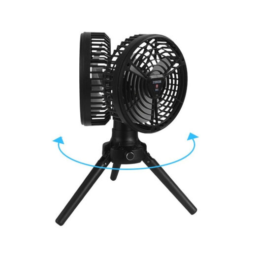Kipas Angin With LED Camping Rechargeable Lamp Portable Outdoor - Image 5