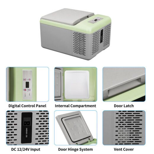 Kulkas Portable Alpicool C9P Freezer Mobil Campervan Motorhome Refrigerator - Image 4