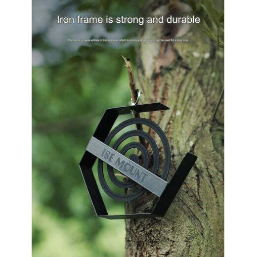 Rak Obat Nyamuk ISE MOUNT Mosquito Coil Holder Tempat Nyamuk Bakar Camping Portable Outdoor Hiking Mendaki - Image 4