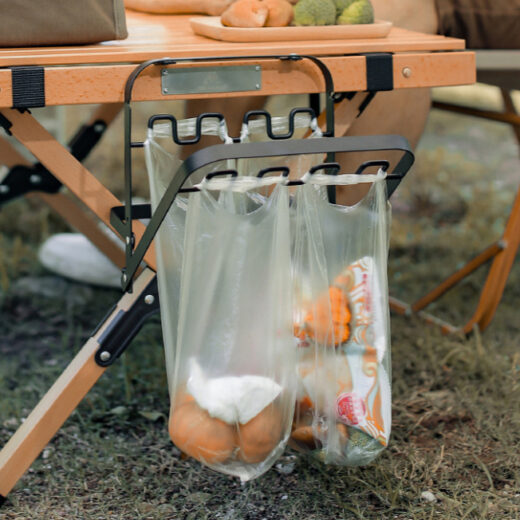Rak Sampah Lipat Portable ISE MOUNT Folding Garbage Rack Barbecue Trash Rack - Image 8