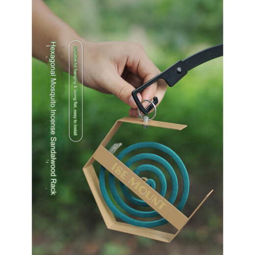 Rak Obat Nyamuk ISE MOUNT Mosquito Coil Holder Tempat Nyamuk Bakar Camping Portable Outdoor Hiking Mendaki - Image 5