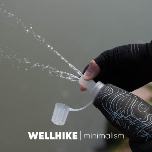 Botol Air Portabel 500ml Olahraga Lari Outdoor WELLHIKE Water Bottle Pouch Sports Running - Image 2