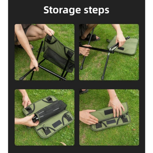 Kursi Lipat Mini Multifungsi Outdoor Folding Camping Chair Portable CLS Hiking Mendaki - Image 2