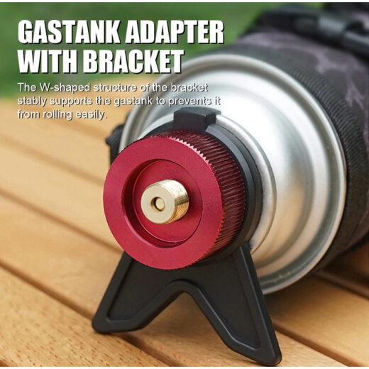 Adaptor Gas Tank ISE MOUNT Camping Konverter dengan Braket Outdoor Hiking Adapter Hi-Cook Mendaki - Image 4