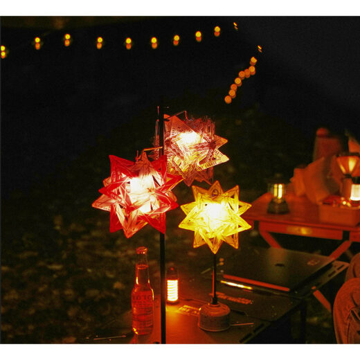 Lampshade Lampu Camping ISE MOUNT Polaris PP Panel Light Color Waterproof Outdoor - Image 2