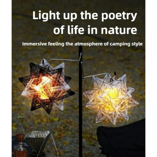 Lampshade Lampu Camping ISE MOUNT Polaris PP Panel Light Color Waterproof Outdoor - Image 3