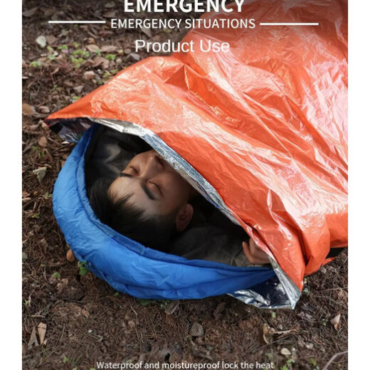 Thermal Bivvy Emergency ISE MOUNT Blanket Sleeping Bag Darurat Survival Kantong Tidur Outdoor - Image 4