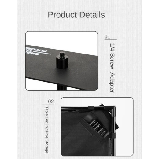 Skeleton Tactical Pack ISE MOUNT Meja Lipat Storage Bag Outdoor Camping Folding Table Bag - Image 3