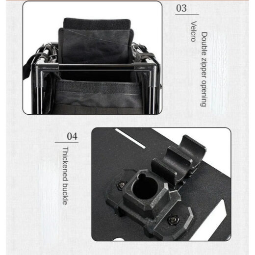 Skeleton Tactical Pack ISE MOUNT Meja Lipat Storage Bag Outdoor Camping Folding Table Bag - Image 4