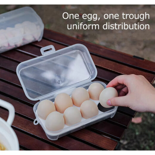Wadah Tempat Telur ISE MOUNT 3/4/8 Kotak Telur Portable Egg Holder Kitchen Container Camping Hiking Mendaki - Image 3