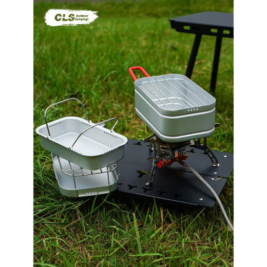 Lunch Box Portable 304 Stainless Steel Nesting Outdoor Kotak Makan Camping Picnic Hiking - Image 4