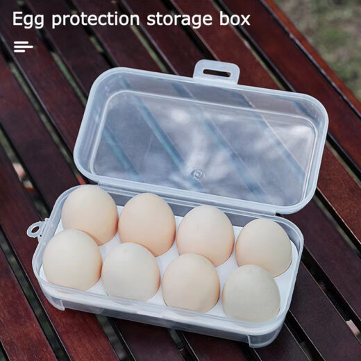 Wadah Tempat Telur ISE MOUNT 3/4/8 Kotak Telur Portable Egg Holder Kitchen Container Camping Hiking Mendaki - Image 5