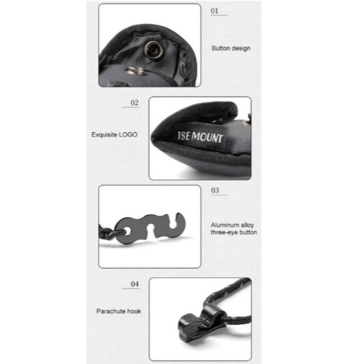 Tali Gantung ISE MOUNT Camping 3M Hanging Rope Gantungan Tali Stretch Clothline Outdoor - Image 6