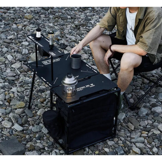 Skeleton Tactical Pack ISE MOUNT Meja Lipat Storage Bag Outdoor Camping Folding Table Bag - Image 6