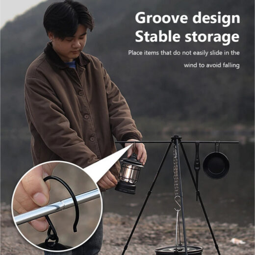Hanging Tripod ISE MOUNT Tripod Masak Camping Hanging Pot Outdoor Hiking - Image 7