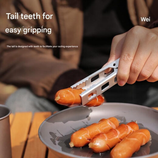 Pegangan Panci ISE MOUNT Pot Holder Nesting Aluminium Alloy Penjepit Panci Outdoor Camping Hiking - Image 5