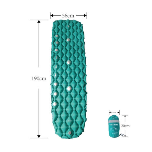 Sleeping Pad SOS Camping WELLHIKE Alas Tahan Lembab Portable Outdoor Hiking Mendaki - Image 4