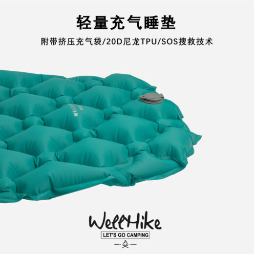 Sleeping Pad SOS Camping WELLHIKE Alas Tahan Lembab Portable Outdoor Hiking Mendaki - Image 6