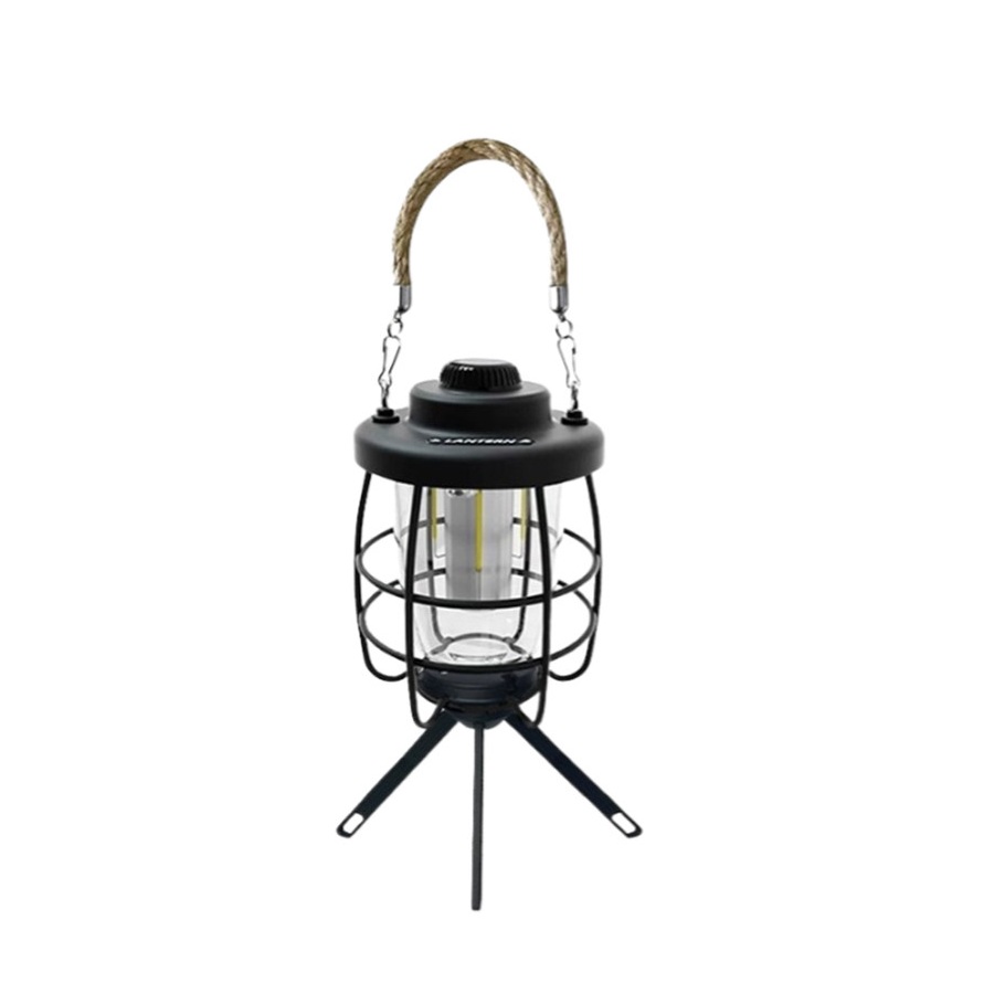 Lampu Lantern Camping Lanterns Outdoor Lamp USB Outdoor Hiking Lampu Retro Kemah