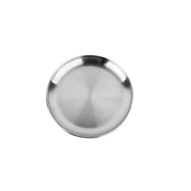 Piring Makan Camping ISE MOUNT Stainless Steel Nesting Plate Outdoor Mendaki