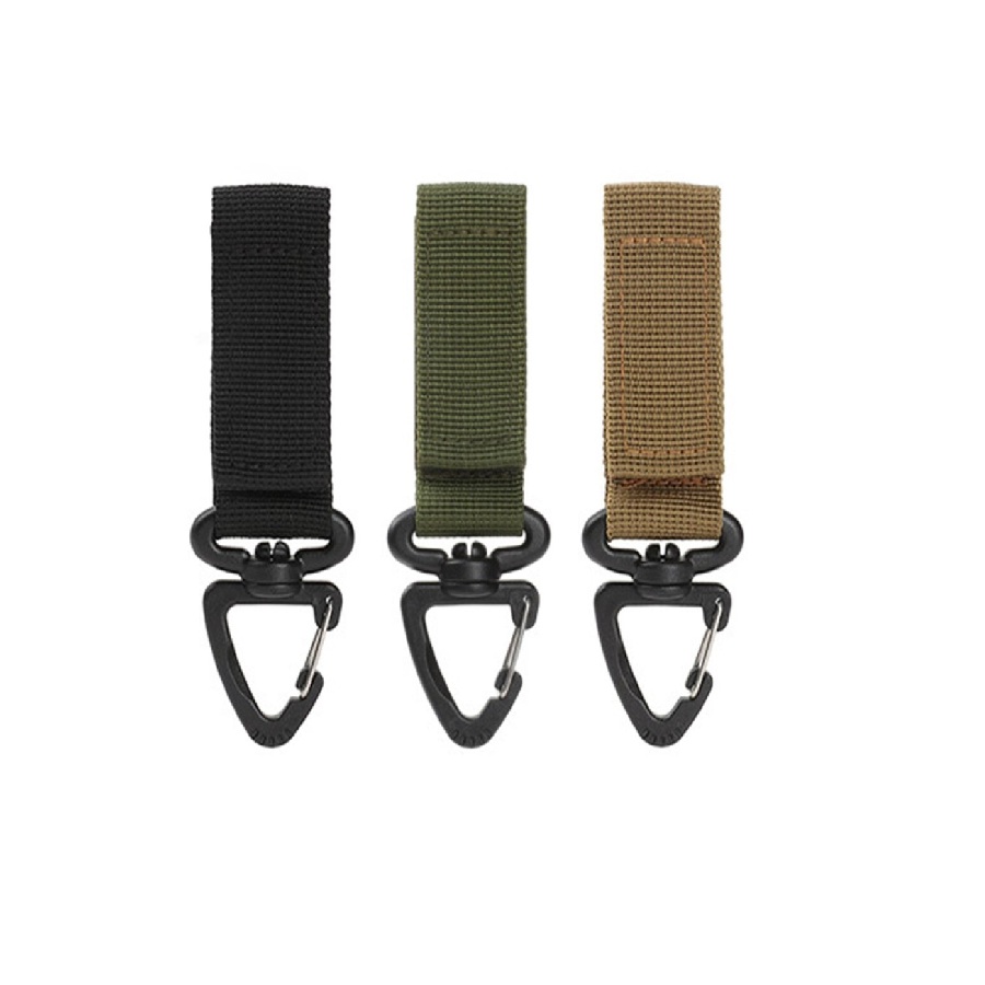 Gesper Gantung Multifungsi ISE MOUNT Outdoor Tactical Backpack Hanging Gantungan Buckle 360 Rotation Hiking Mendaki