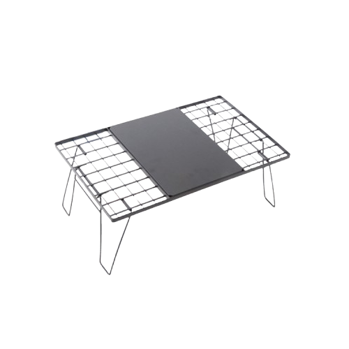Meja Lipat IGT ISE MOUNT Camping Shelf Portable Camping Outdoor Mesh Drain Rack